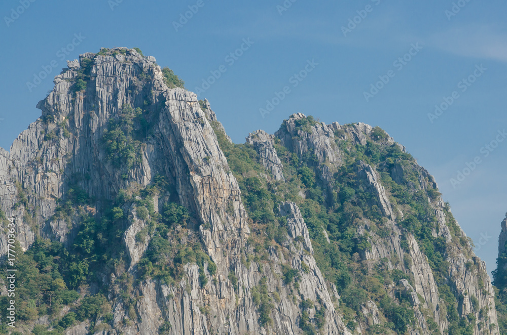 limestone mountain