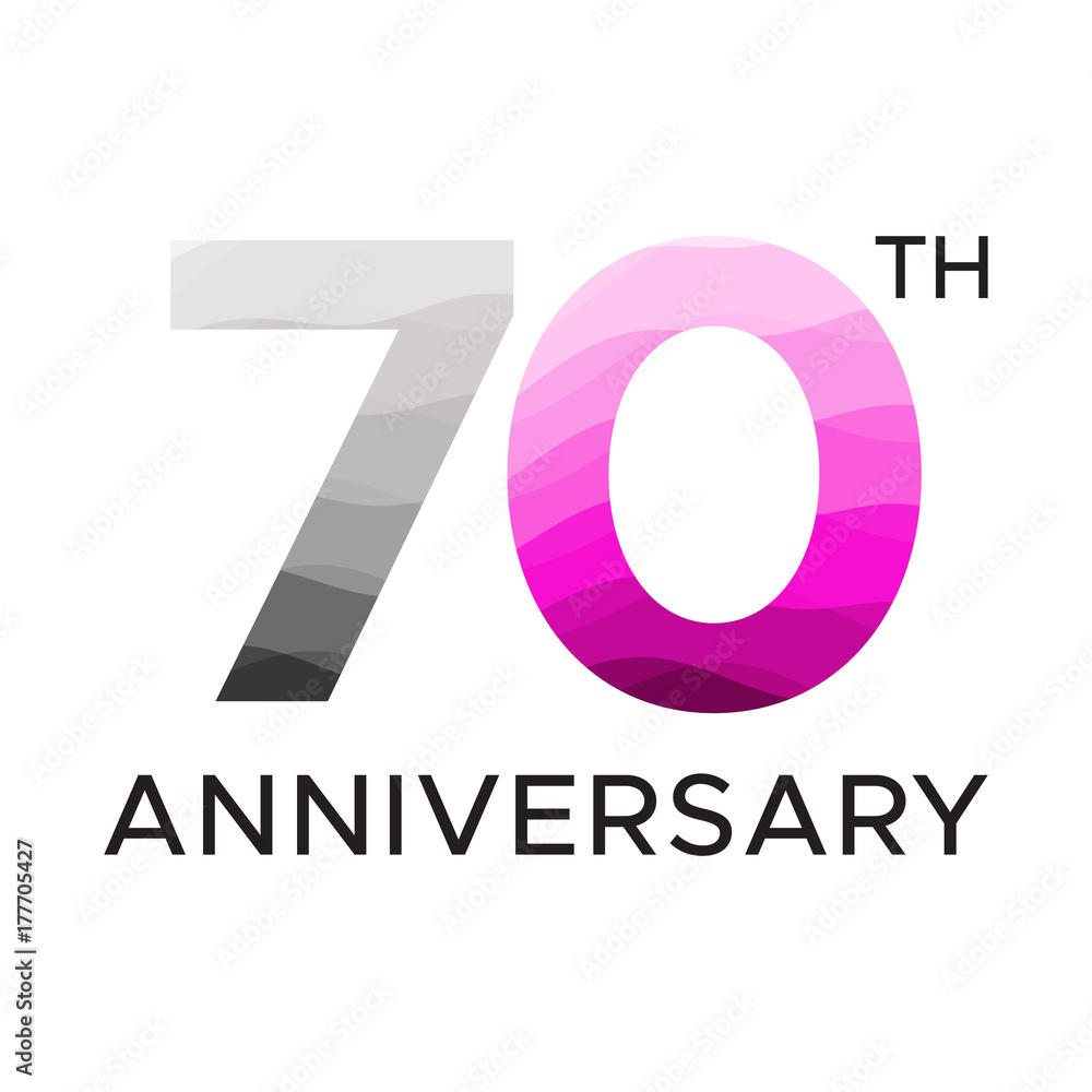 70 anniversary unique number 70 anniversary unique number
