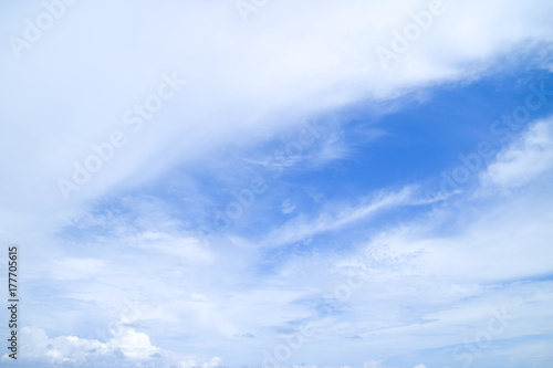Clear blue sky with cloud 