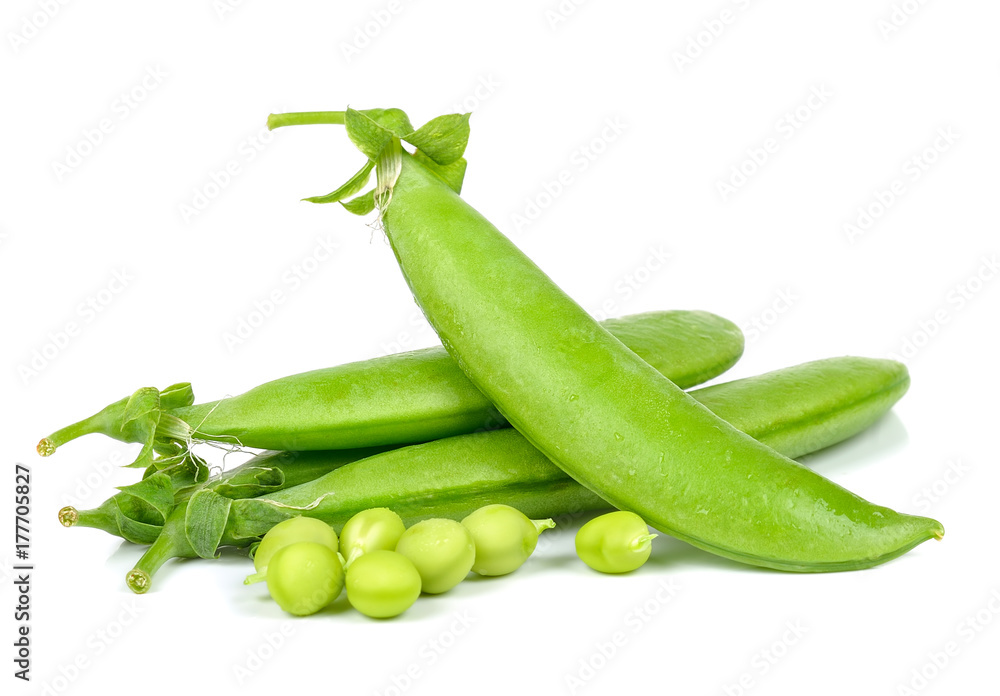 Sweet pea isolated on the white background Sweet pea isolated on the white background