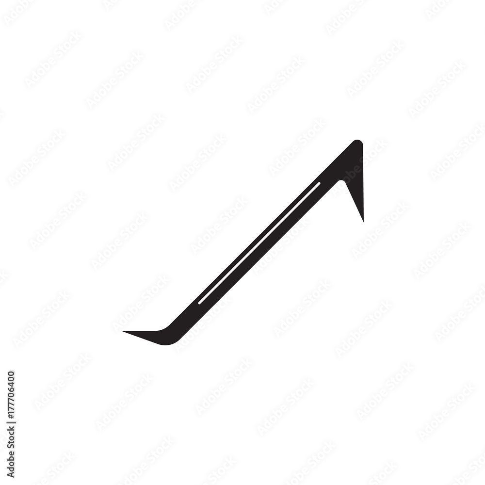 Fototapeta premium Crowbar icon