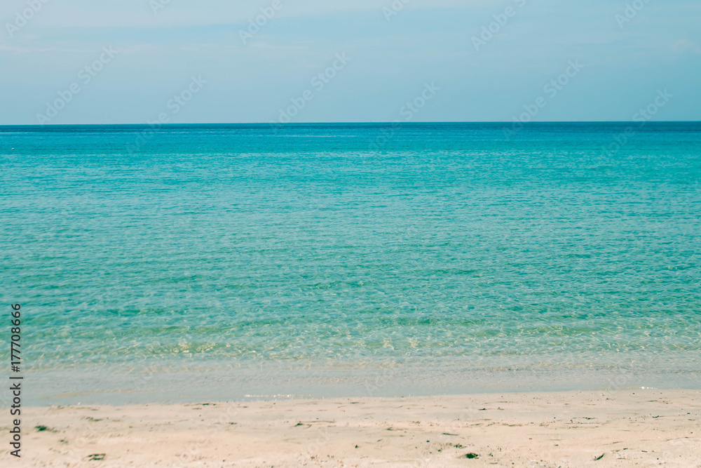 Landscape of the sea and sky.