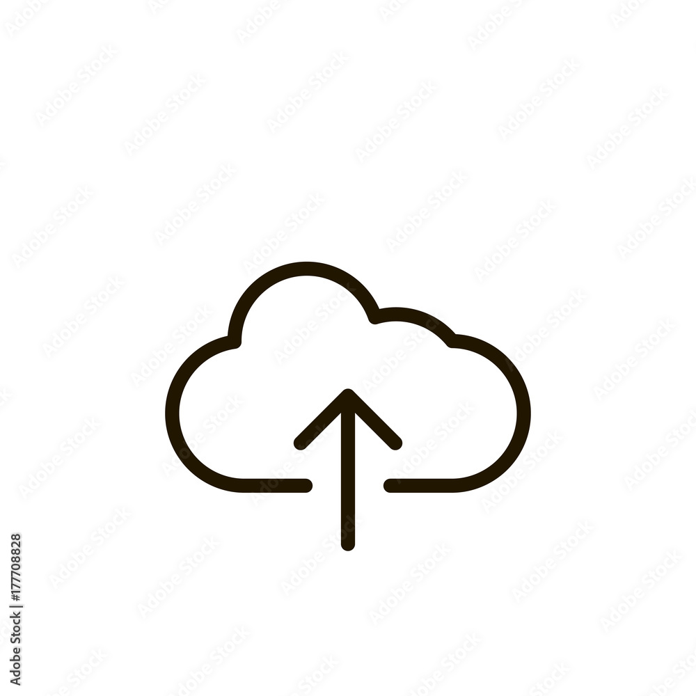 Flat line icon Flat line icon