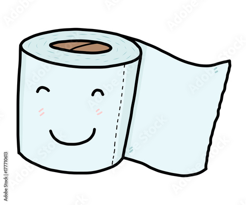 tissue paper cartoon / vector and illustration, hand drawn style, isolated on white background.