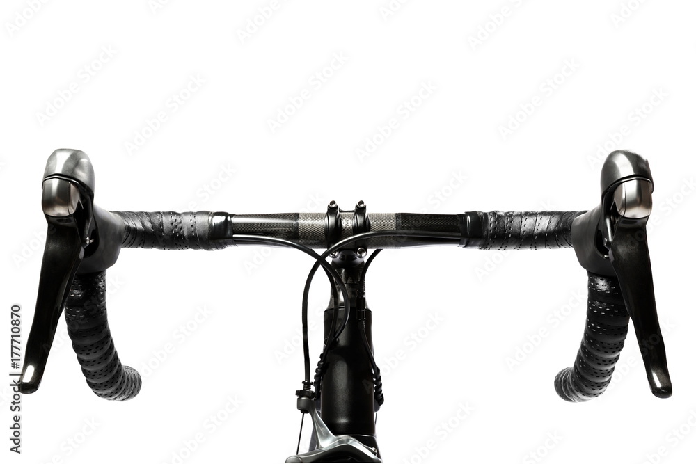 Fototapeta premium road bike handlebar carbon