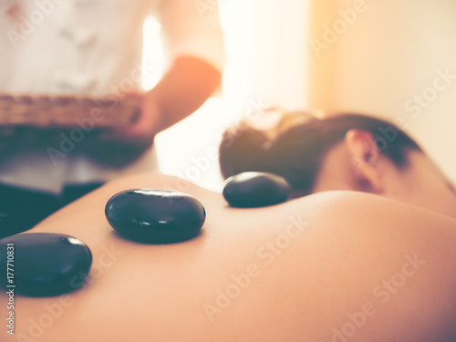 Women relaxing from massage...