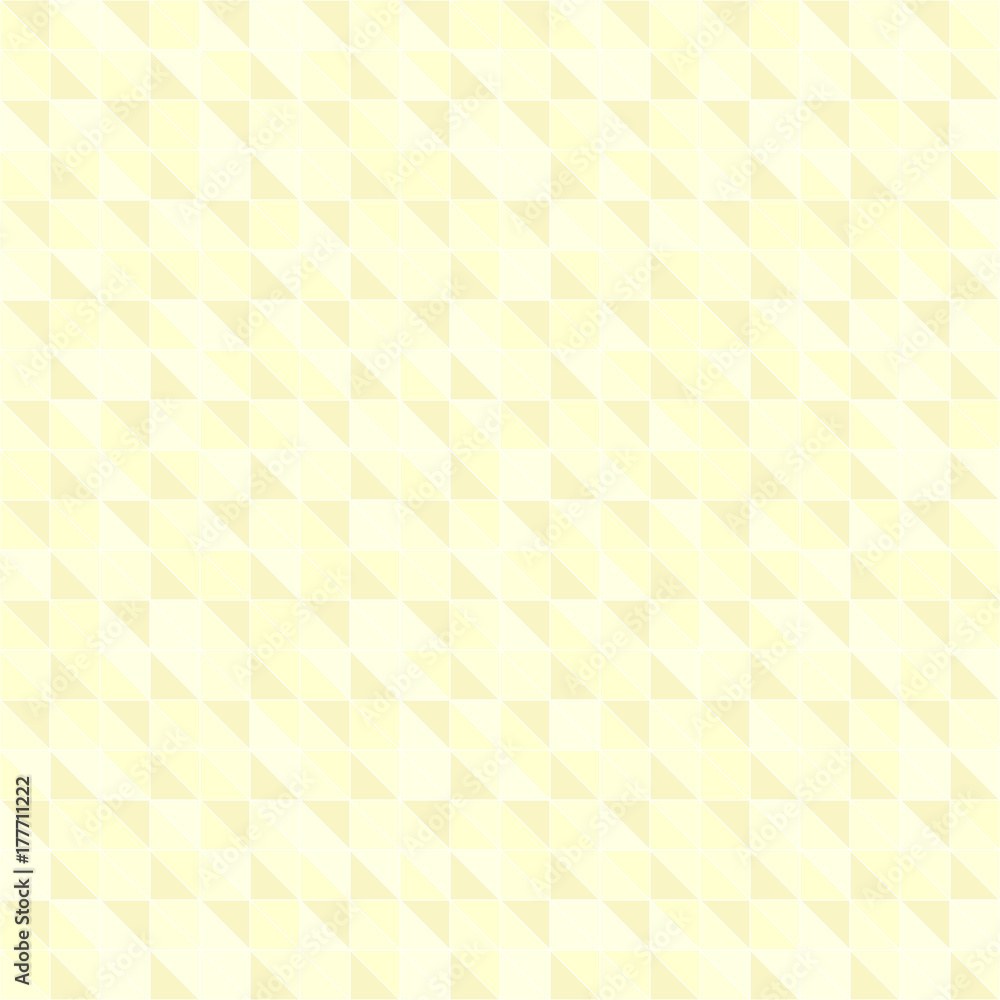 Yellow pastel triangle pattern. Seamless vector background Yellow pastel triangle pattern. Seamless vector background
