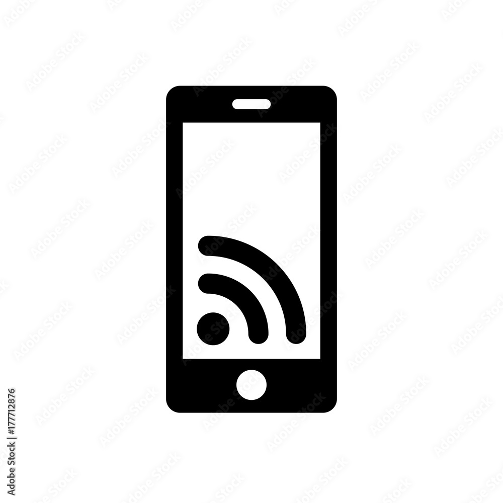 Phone icon. Ringing, vibrating or incoming, outgoing call; flat vector design for apps and websites. No. 3 variant. Phone icon. Ringing, vibrating or incoming, outgoing call; flat vector design for apps and websites. No. 3 variant.