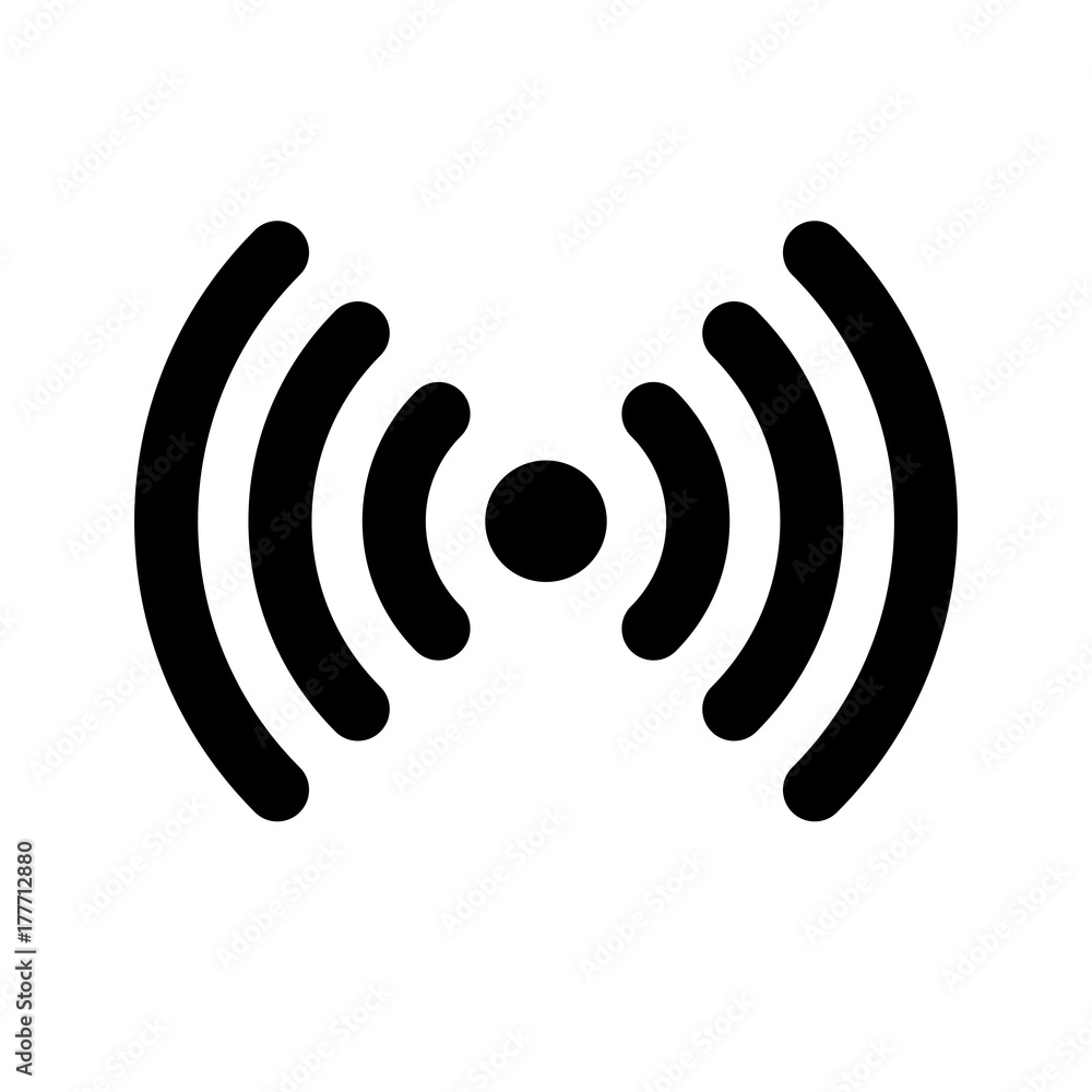 Wifi icon; flat vector design on isolated background. No. 1 variant. Wifi icon; flat vector design on isolated background. No. 1 variant.