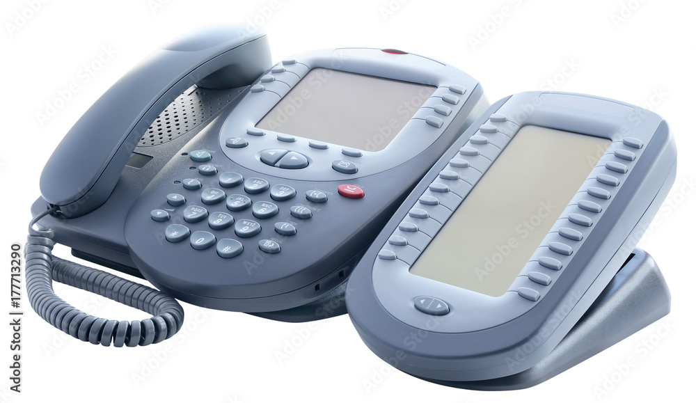 Telephone with expansion module Telephone with expansion module