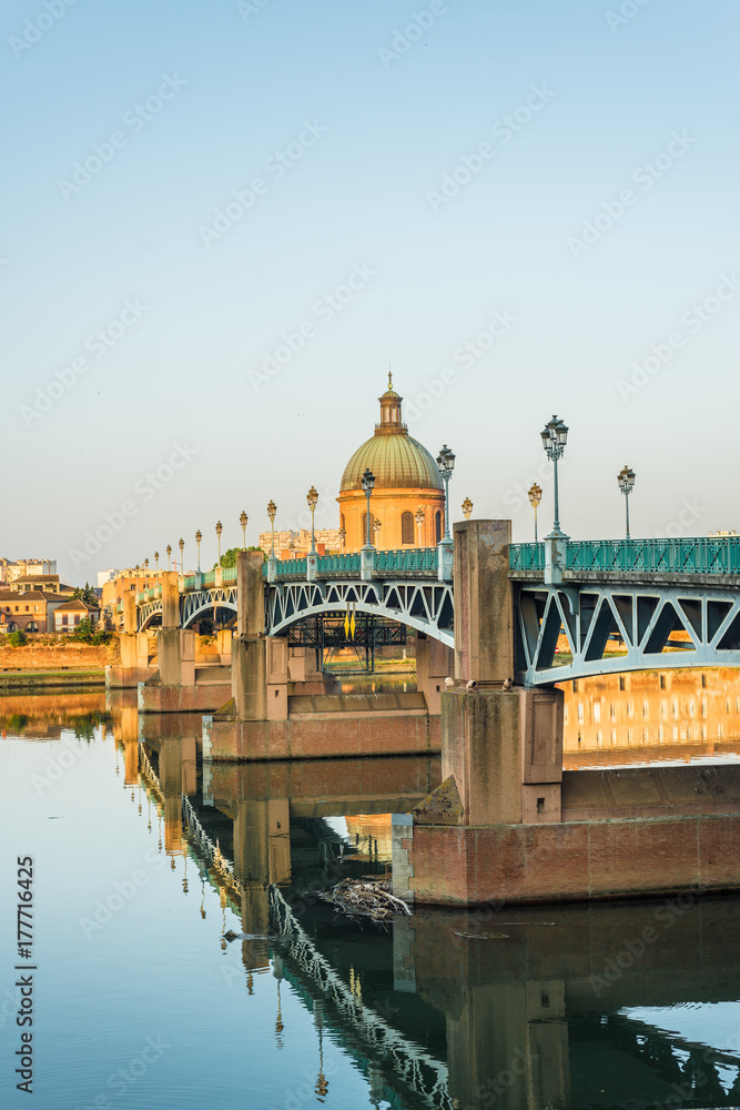 Naklejka premium Hopital de La Grave in Toulouse, France.