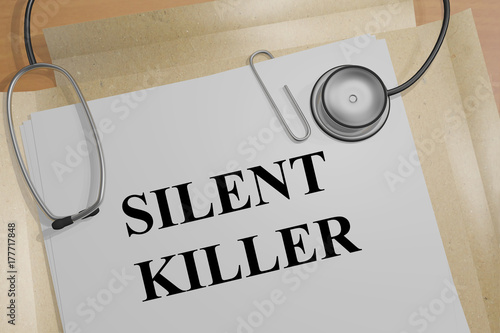 Принти на полотні Silent Killer - medical concept