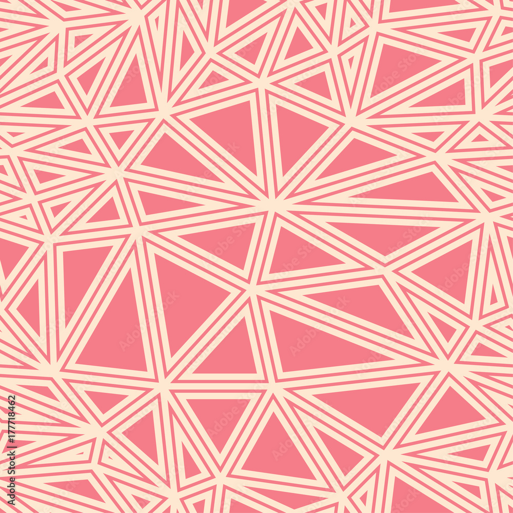 Red and beige geometric seamless pattern Red and beige geometric seamless pattern