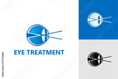 Eye Treatment Logo Template Design