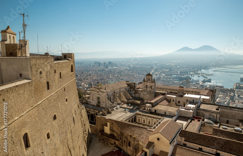 Panorama of Naples as seen from Castel Sant'Elmo