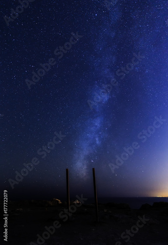 Milky Way from Cape Greco in Ayia Napa.Cyprus