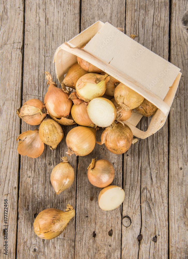 Portion of White Onions Portion of White Onions