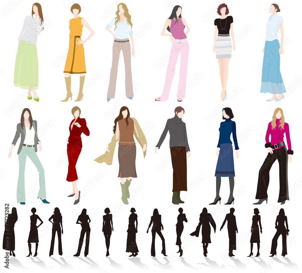 Fototapeta premium Women's fashion