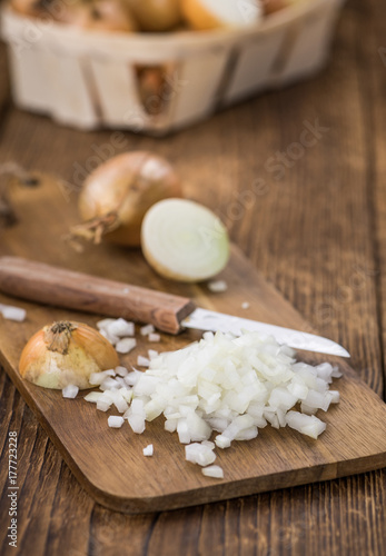 Homemade Chopped white onions