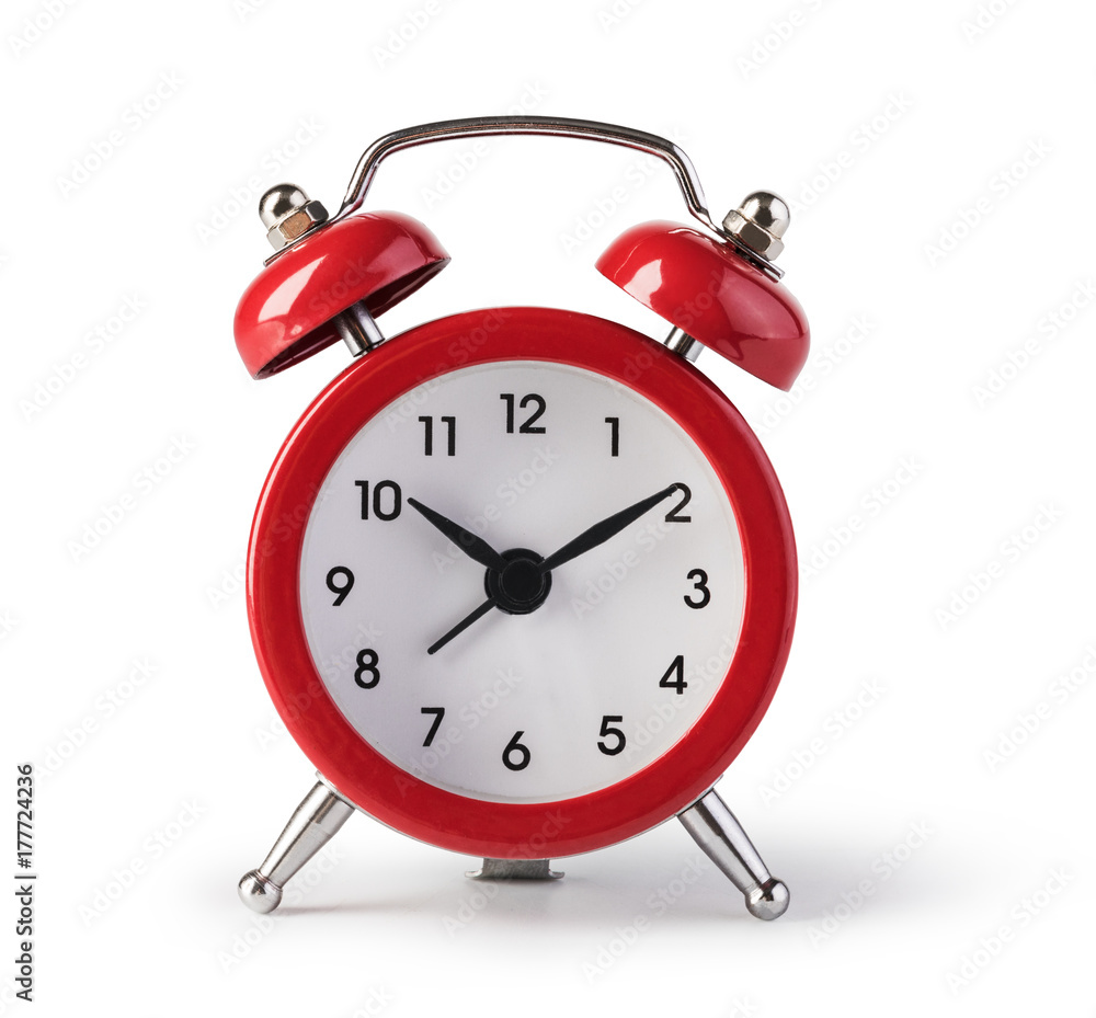 red alarm clock red alarm clock