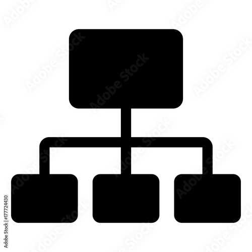 networking icon on white background