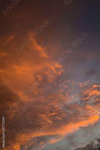 Red Sunset Clouds © AnnaPa