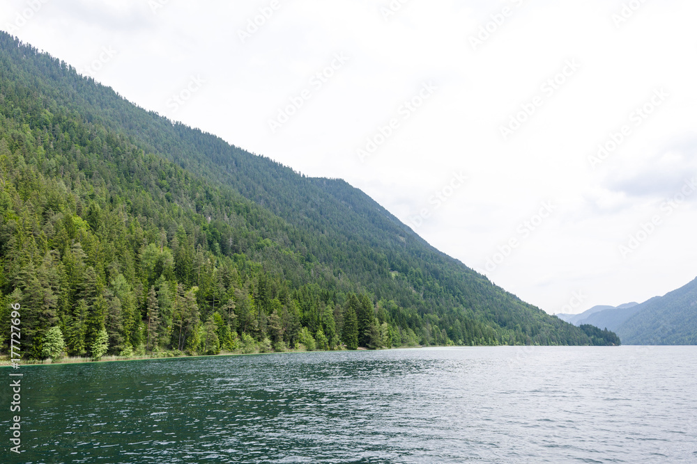 Weissensee lake in Austria