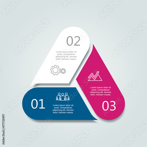 Infographic template. Can be used for workflow layout, diagram, business step options, banner, web design.