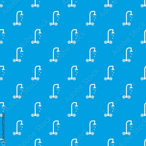 Dripping tap pattern seamless blue