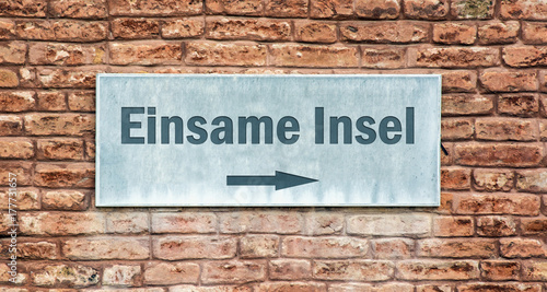 Schild 225 - Einsame Insel © Thomas Reimer