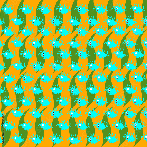 Little monster pattern photo