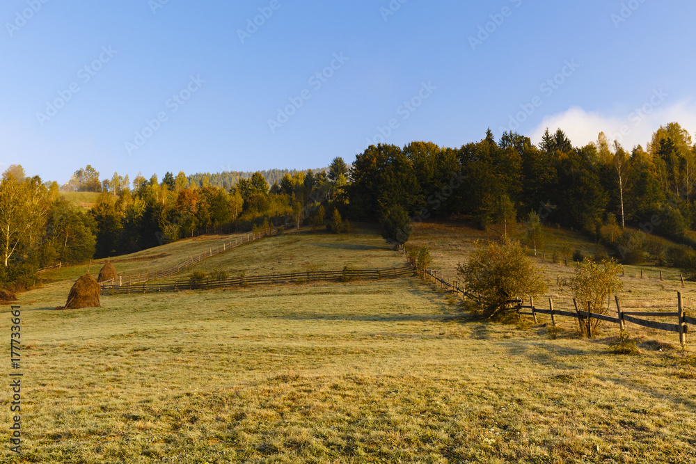 Obraz premium beautiful mountain scenery of the Apuseni Mountains in Romania