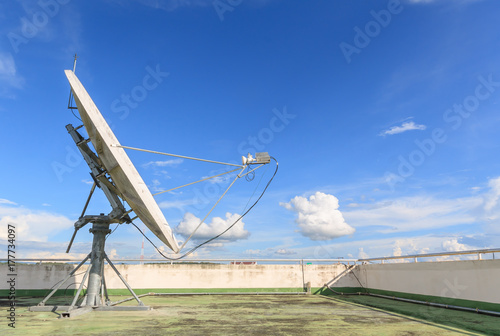 Slika na platnu satellite dish