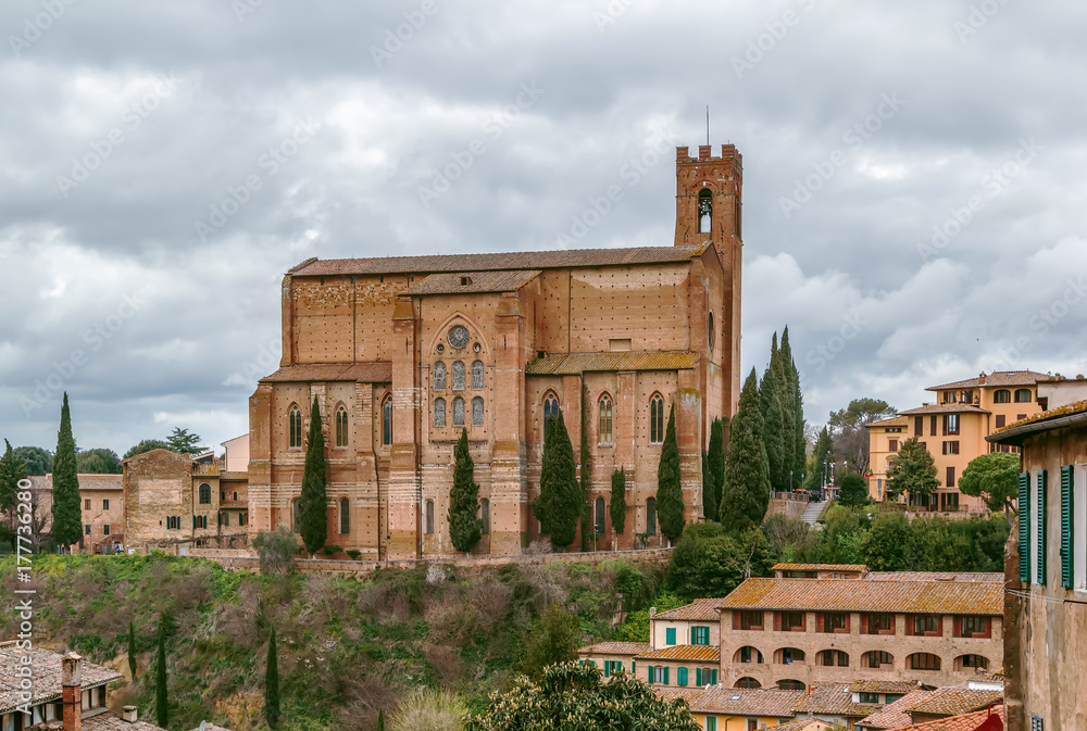 Basilica of San Domenico., Siena, Italy