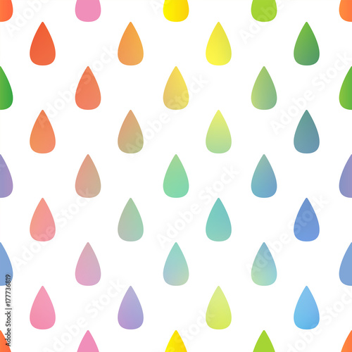 Rainbow rain