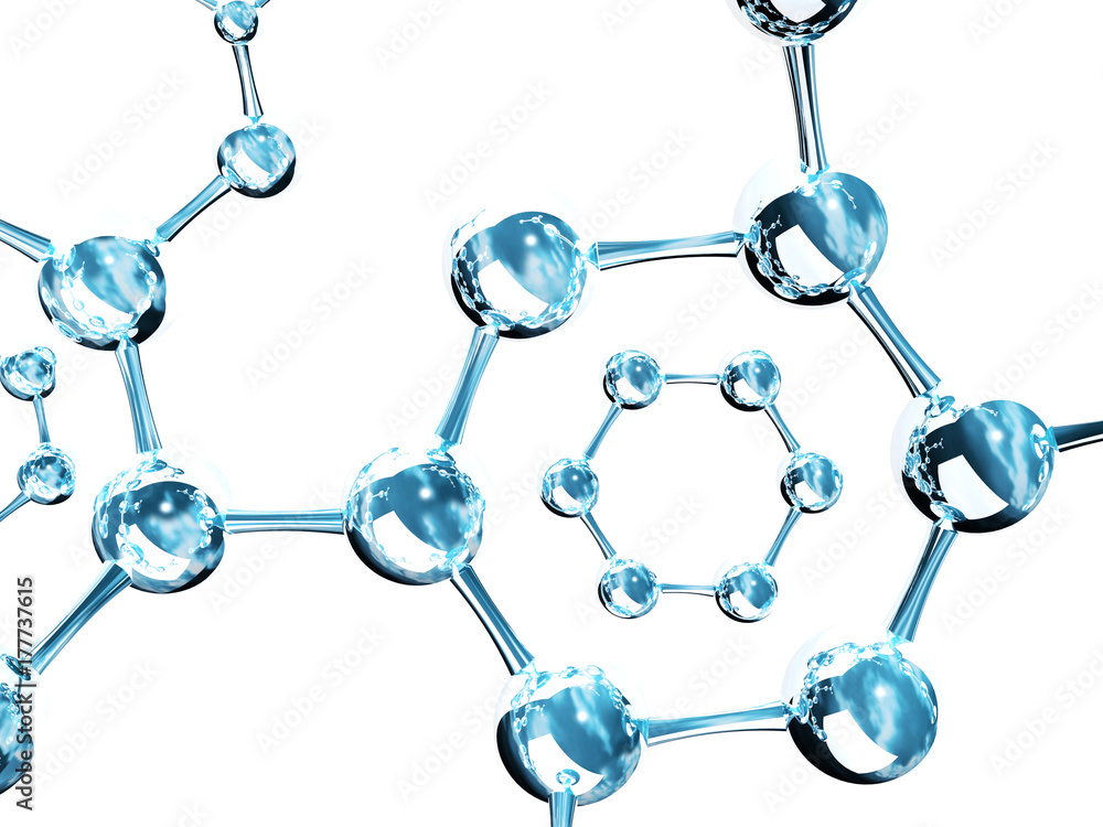 Abstract molecular structure Abstract molecular structure