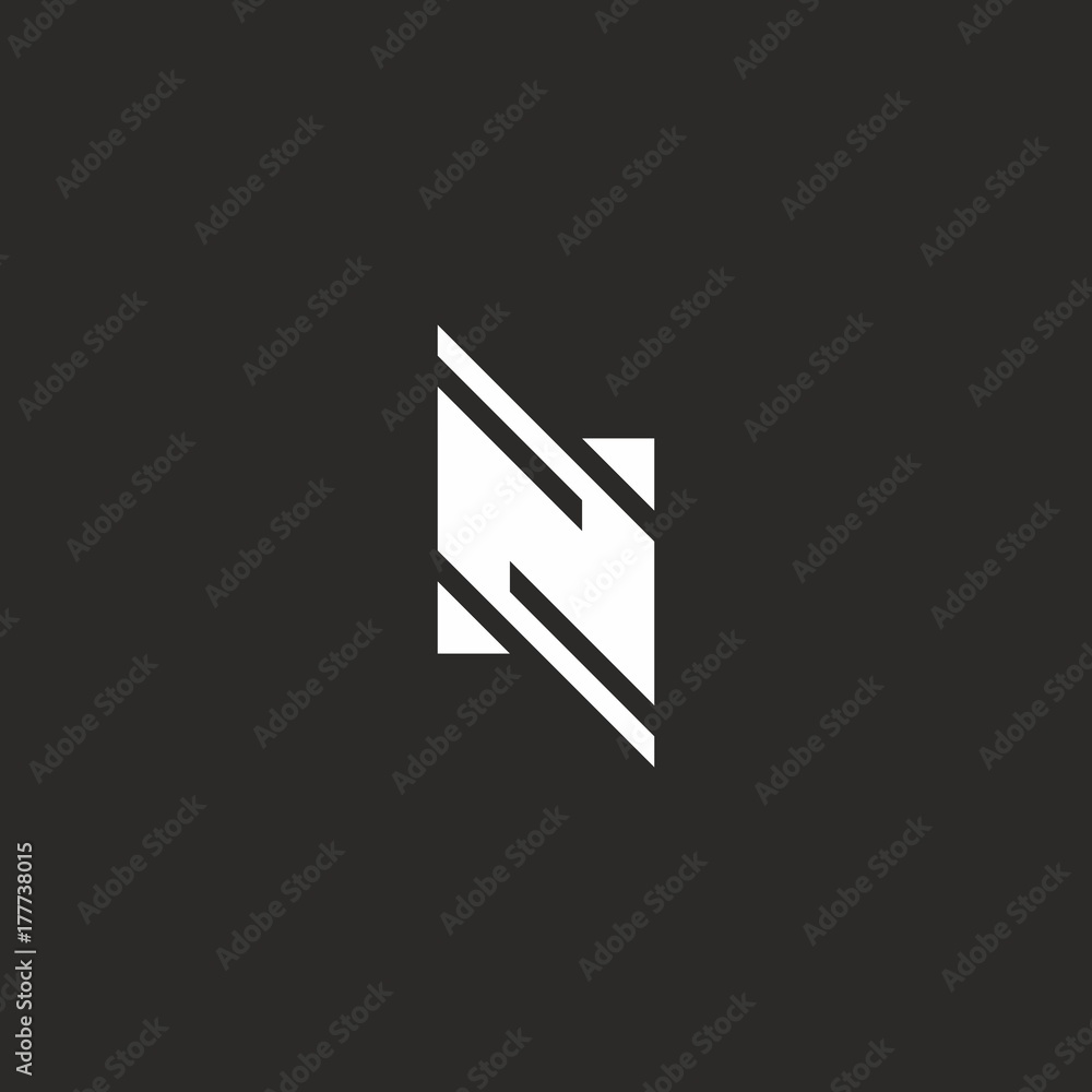 Letter N - sign, symbol. Letter N - sign, symbol.