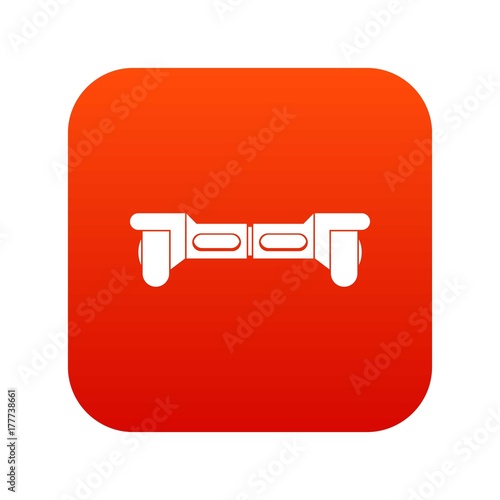 Electrical modern gyroboard icon digital red