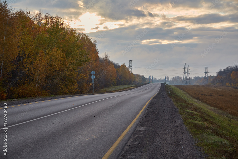 Obraz premium electric main. autumn