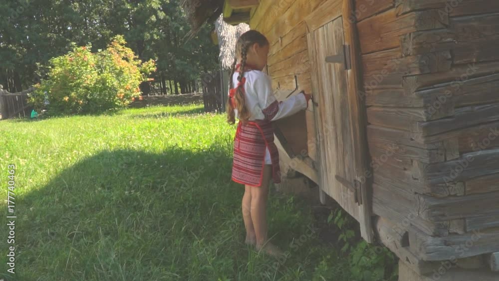 the child opens the door the child opens the door