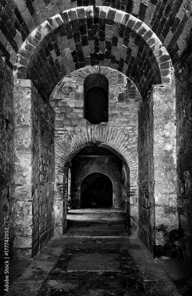 Obraz premium Interior of the Church of St. Nicholas in Demre, Turkey.