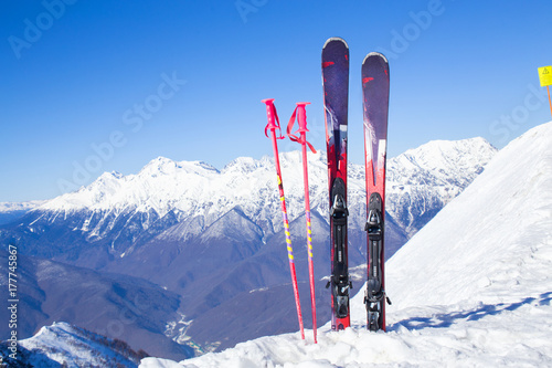 alpin ski resort photo