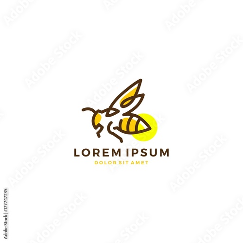 firefly logo vector icon template