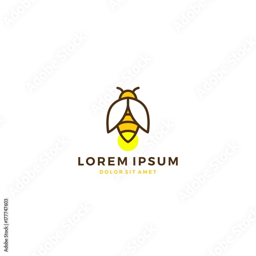 firefly logo vector icon template