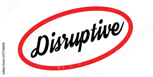 Disruptive rubber stamp. Grunge design with dust scratches. Effects can be easily removed for a clean, crisp look. Color is easily changed.