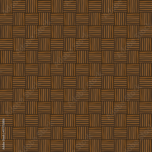  Wicker seamless pattern. Abstract decorative wooden textured basket weaving background. 