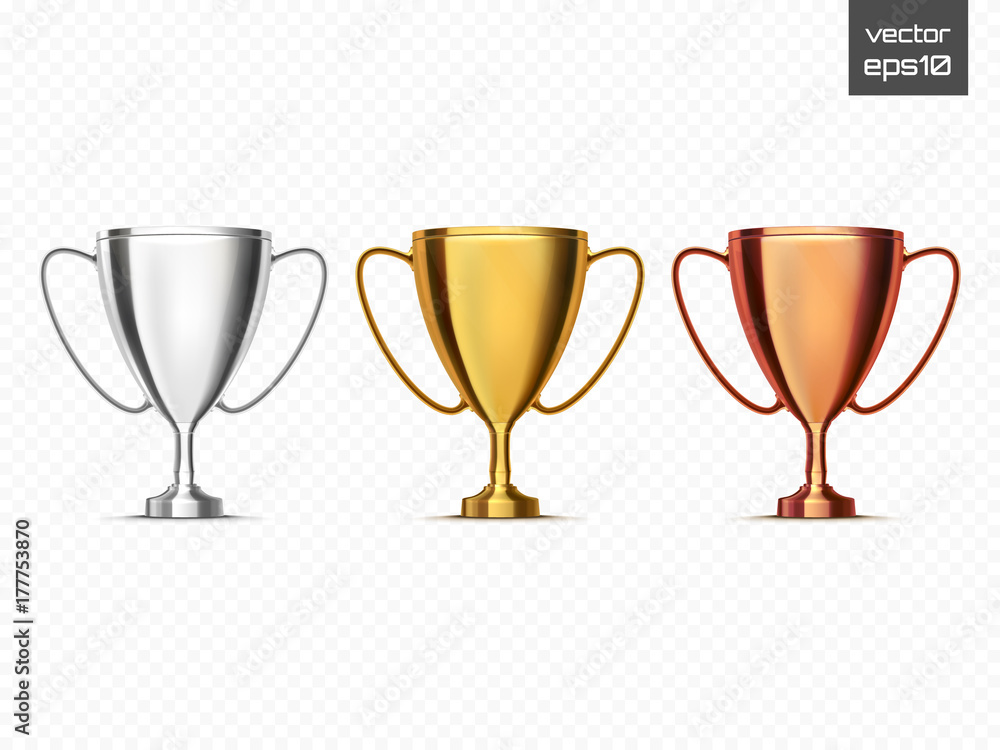 Winner background. Trophy Cups . Vector illustration Winner background. Trophy Cups . Vector illustration