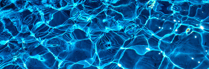 Water abstract background. blue water ripple background