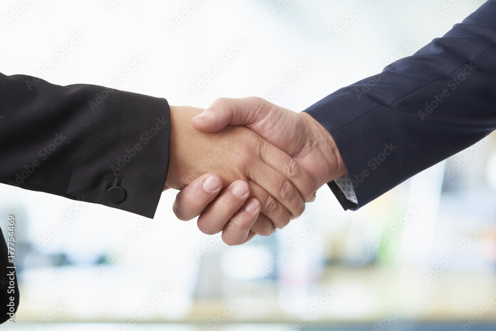 Handshake at office