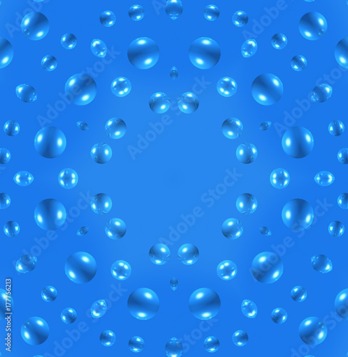 Abstract air bubbles pattern